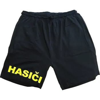 Pánské kraťasy Kraťasy s potiskem HASIČI Barva: Černá, Velikost: L