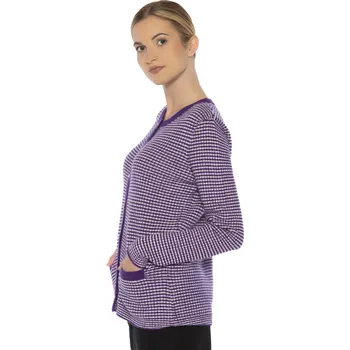 Dámský svetr Duuree.cz Kašmírový Kardigan Cleo Barva: Fialová, Velikost: L