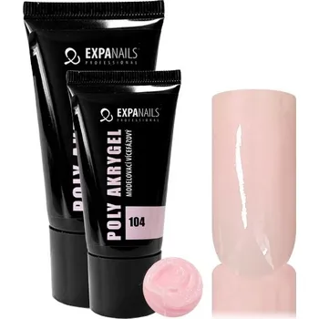Umělé nehty Poly akrygel v tubě č.104 - Růžovo tělová 30g