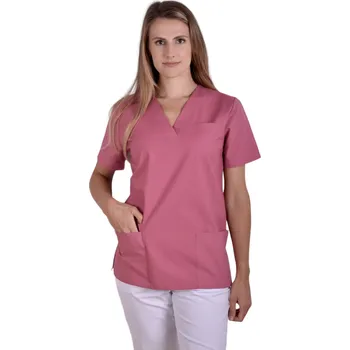 Dámská halenka Lékařská halena INFINITE MedStyle tmavě růžová - dámská Velikost: XXL