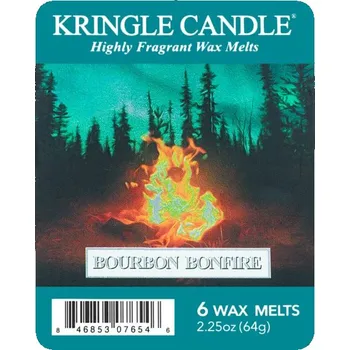 vonný vosk Kringle Candle Bourbon Bonfire vosk do aromalampy 64 g