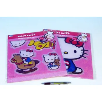 Dětská kuchyňka Hello Kitty - dekorace na zeď 30 cm (Nalepovací 3D dekorace Hello Kitty)