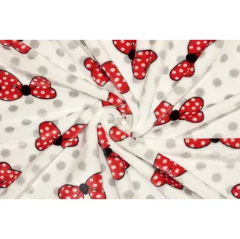 Coral fleece Soft - Mašle a puntíky