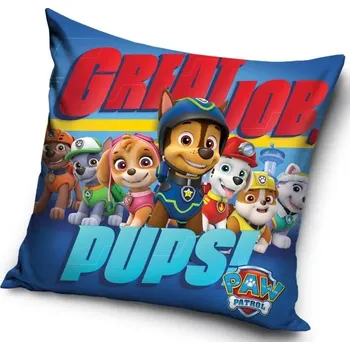 Polštář Polštářek Paw Patrol Tlapková Patrola správná parta