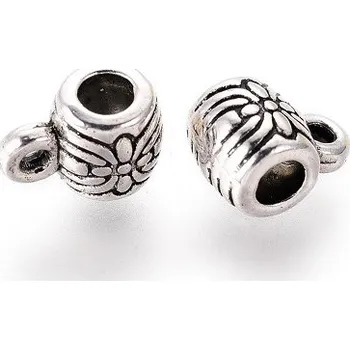 Korálek Kov soudek 7 (8.5x6 mm)