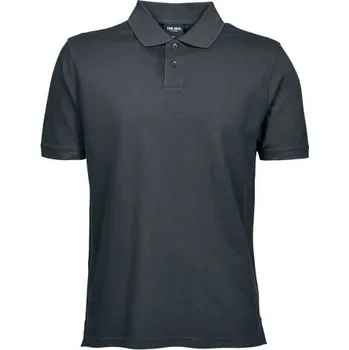 Pánské tričko Heavy polokošile Tee Jays s pevnou texturou Barva: šedá tmavá, Velikost: 4XL TJ1400N