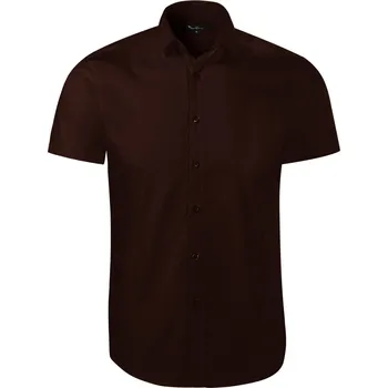 Pánská košile MALFINI Premium Pánská projmutá slim fit košile Malfini Premium 60% bavlny Barva: kávová, Velikost: L