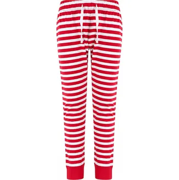 Chlapecké kalhoty SF Minni Pohodlné dětské pyžamové kalhoty na doma s proužky / hvězdičkami, 5-13 let Barva: červeno-bílé proužky, Velikost: 11/12 let SM85