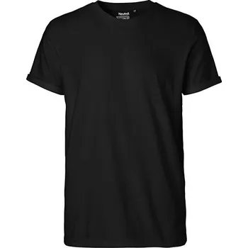 Pánské tričko Neutral Moderní pánské organické tričko s ohnutými konci rukávů Barva: Černá, Velikost: XL NE60012