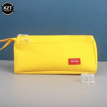 Penál Pouzdro na školní potřeby - Žlutá 1