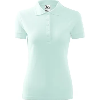 MALFINI Dámská směsová piqé polokošile 65 % bavlna, 35 % polyester Barva: modrá ledová, Velikost: XXL