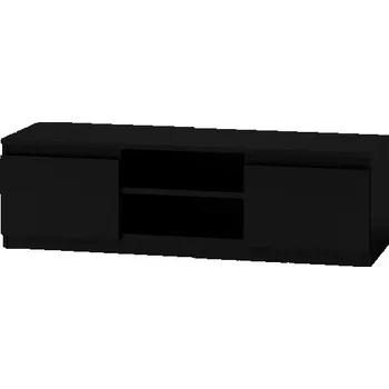 Televizní stolek Nábytek PEGAS s.r.o. TV komoda MALVÍNA 120, černá