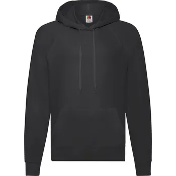 Pánská mikina Fruit of the Loom Lehká pánská klokanka Fruít of the Loom 80% bavlny Barva: Černá, Velikost: XL F430