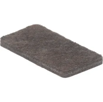 Podložka pod nábytek Filc.podložka OBDELNÍK HNĚDÁ 25x50mm, tl.3,5mm 4ks