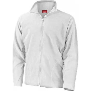 Pánská mikina Result Core Extrémně lehká mikrofleecová bunda s bočními kapsami Barva: Bílá, Velikost: XL RT114X