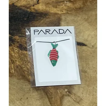 Přívěsek Přívěšek ryba v červeném triku - Parada 0000962