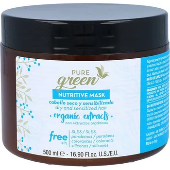 Vlasová regenerace Výživná vlasová maska ​​pro suché až citlivé vlasy Pure Green Nutritive Mask Organic Kapacita: 1 L