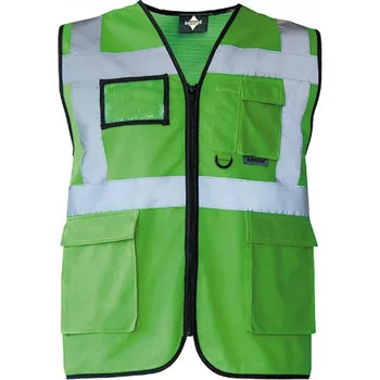 reflexní vesta Korntex Bezpečnostní reflexní vesta Berlin Barva: Zelená, Velikost: 3XL KX802