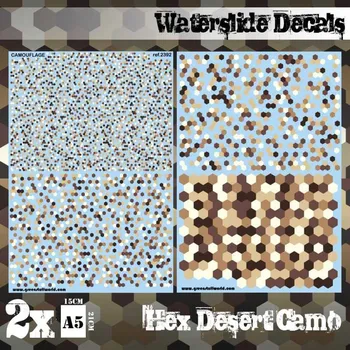 Plastikový model Waterslide Decals – Hex Desert Camo