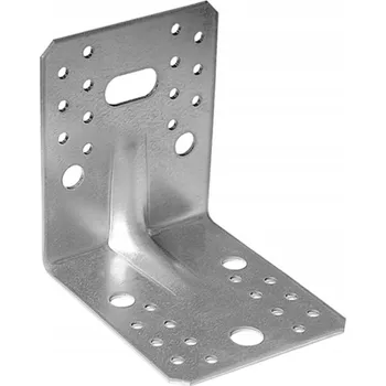 Tesařské kování Mark KP 21 / KPL02 Úhelník s prolisem 105x105x90mm