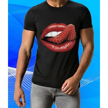 Chlapecké tričko tričko PUSA jahoda M (tričko s potiskem)