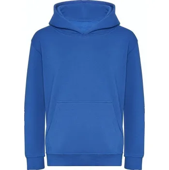 Chlapecká mikina Just Hoods Dětská organická klokanka s dvojitou kapucí a fleecovou podšívkou Barva: modrá královská, Velikost: 9-11 let JH201K