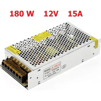 Měnič napětí Transformátor elektronický, 12V, 15A, 180W, převaděč napětí z 240V na 12V, pasivní chlazení