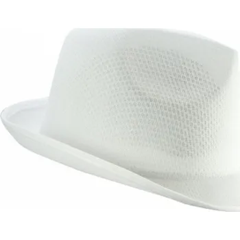 Klobouk Printwear Mafiánský klobouk Barva: Bílá C2078