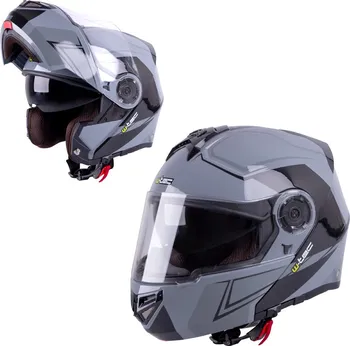 Helma na motorku W-Tec Vexamo černá/šedá