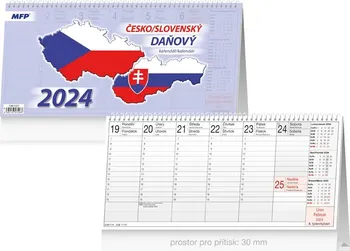Kalendář MFP Stolní daňový kalendář česko/slovenský 2024