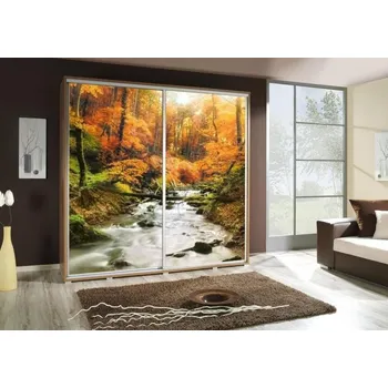 Šatní skříň Skříň PENELOPA 205 podzim, dekor korpusu dub sonoma