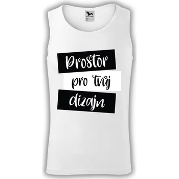Pánské tílko Pánské tílko s vlastním potiskem Barva: Bíla, Velikost: M