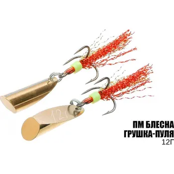 Umělá nástraha Nástraha Prof Montazh "Grushka-Bullet" Zlatá 12g