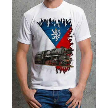 Pánské tričko tričko s lokomotivou 556 122