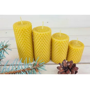 Svíčka Výrobní podnik Ještěd Svíčky z včelího vosku sestupné na adventní věnec