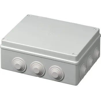 Elektroinstalační krabice ElettroCanali EC400C7 spojovací krabice, 240x190x90mm, IP55, stupňovité průchodky