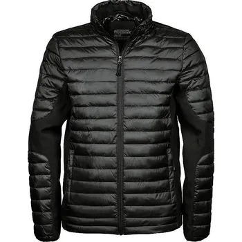 Pánská bunda Tee Jays Softshellová slim-fit Crossover bunda se stojáčkem Barva: Černá, Velikost: L TJ9626