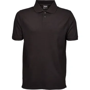 Pánské tričko Heavy polokošile Tee Jays s pevnou texturou Barva: Černá, Velikost: M TJ1400N