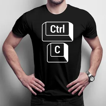 Žertovný předmět CTRL+C - otec - pánské tričko s potiskem
