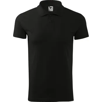 Pánské tričko MALFINI Pánská polokošile z hladkého žerzeje a s bočními švy Barva: Černá, Velikost: M