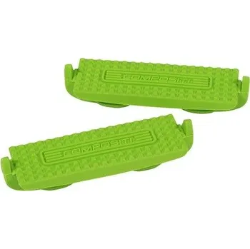 COMPOSITI Podložky do třmenů Premium Compositi, plastové, pár, lime