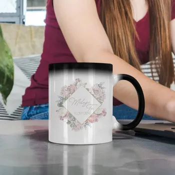 Žertovný předmět Miluji Tě, hezký den - magický hrnek