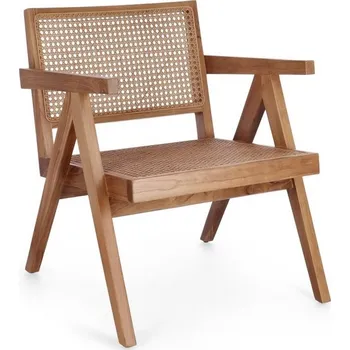 Křeslo BIZZOTTO Dřevěné křeslo GALIA hnědé 0747155