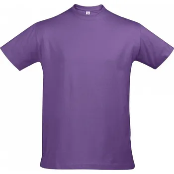 Pánská móda Sol's Pánské bavlněné tričko Imperial vysoká gramáž Barva: fialová světlá, Velikost: M L190