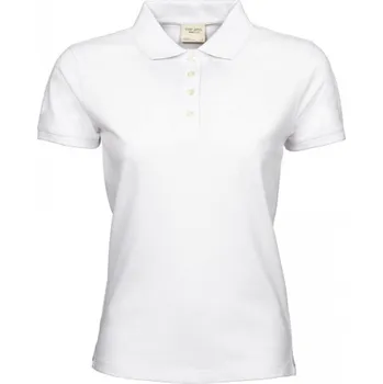 Dámské tričko Pevná dámská polokošile Heavy Tee Jays Barva: Bílá, Velikost: XXL TJ1401