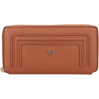 Peněženka Dámská kožená peněženka Lagen Arzea - koňak