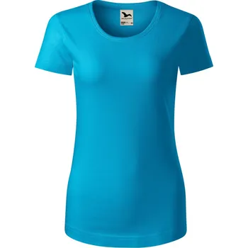 Dámské tričko MALFINI Dámské lehce vypasované tričko Malfini z organické bavlny 160 g/m Barva: Tyrkysová, Velikost: S
