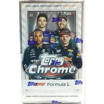 Karetní hra 2021 Topps Chrome F1 Formula 1 Hobby Lite Box