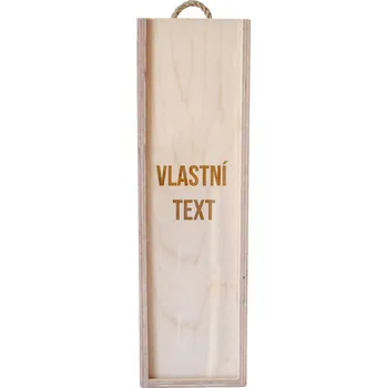 Žertovný předmět Box na víno s vlastním potiskem