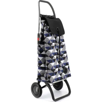 Nákupní taška Rolser I-Max Sahara 2 Logic, skládací nákupní taška na kolečkách, modro-černá